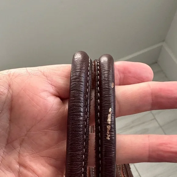 Sissi Rossi Brown Leather Tote Bag - Picture 4 of 16